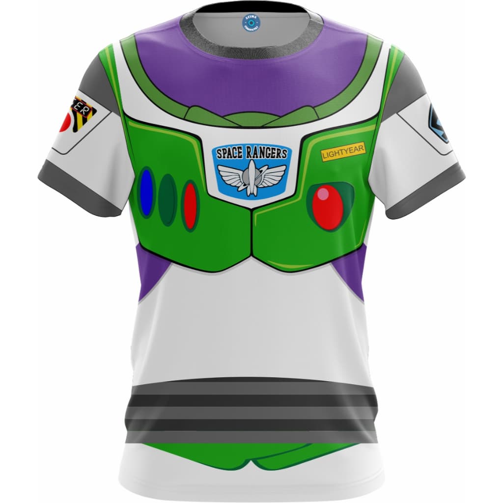 Camiseta Camisa Cosplay Buzz Lightyear Toy Story 777