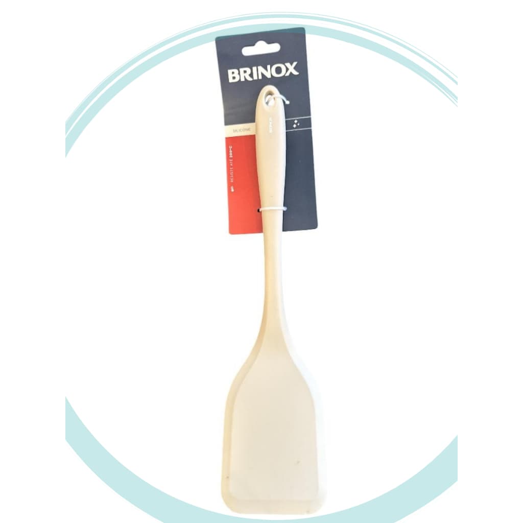 Espátula de Silicone 30 cm Brinox Ideal para Preparos Sem Danificar Suas Panelas