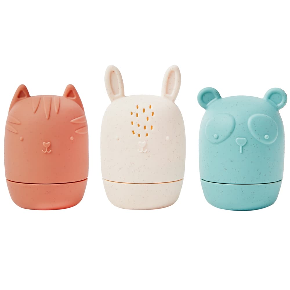 Kit 3 Bichinhos em Silicone para Banho Esguicham Água - Buba