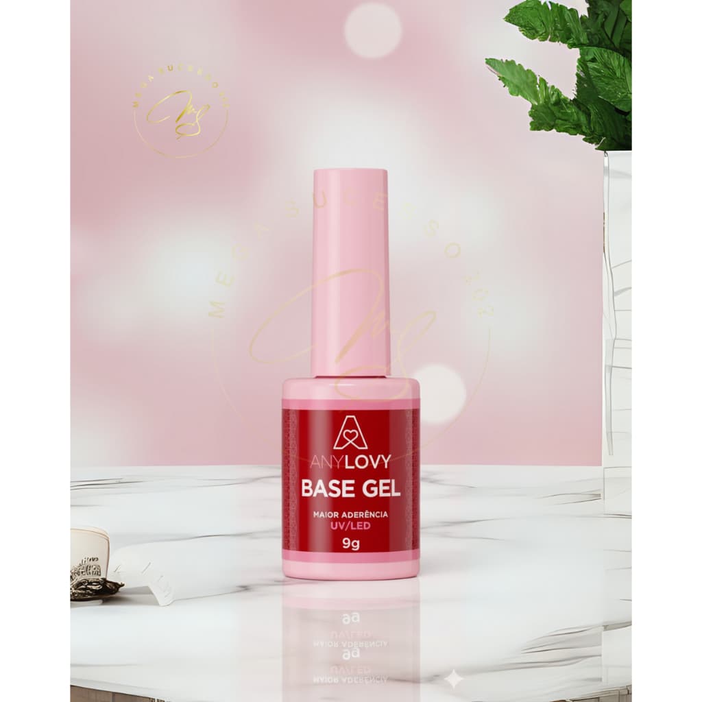 AnyLovy BASE GEL 9g Maior Aderência Alta Viscosidade Blindagem Esmaltação Nail Design