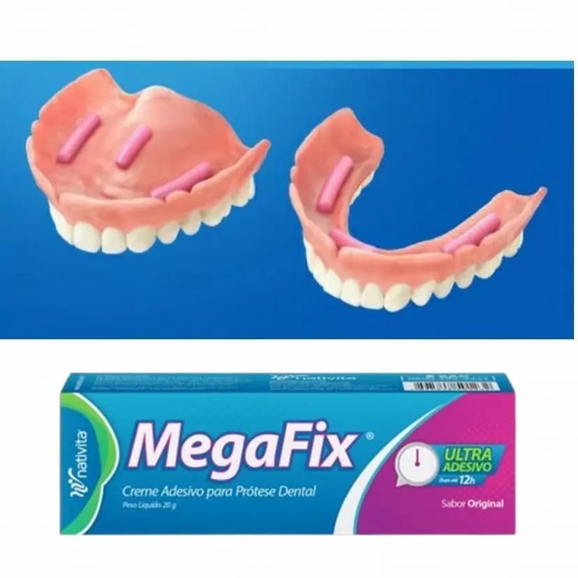 Fixador Dentadura Megafix 20g Similar Corega