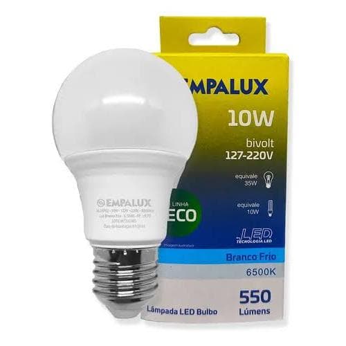 Lâmpada De Led Branco Frio 10W Empalux