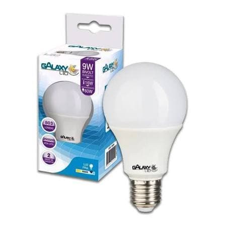 Lâmpada De Led Branco Frio 9W GalaxyLed