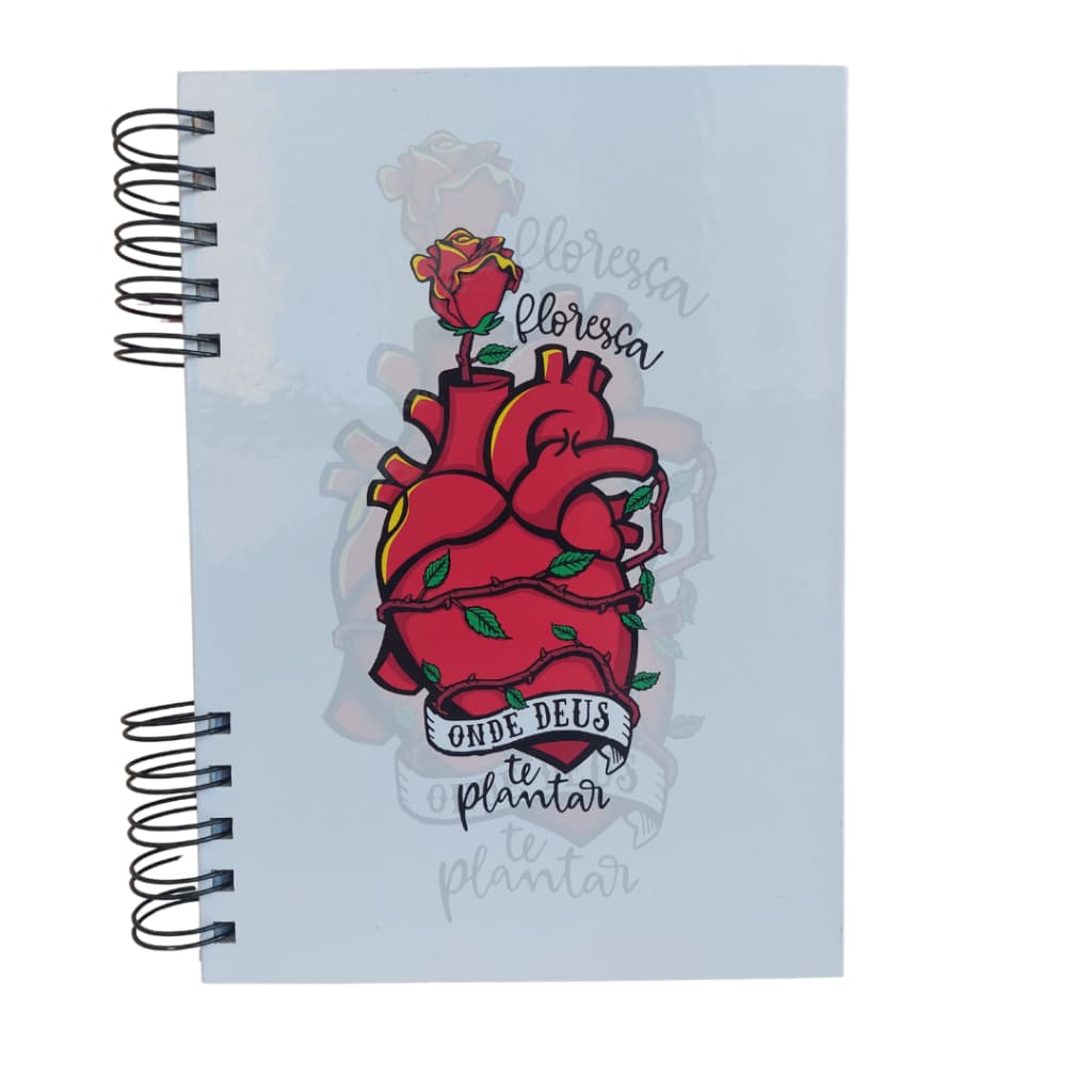 Caderno Religioso Capa Dura A5 – Floresça onde Deus te Plantar
