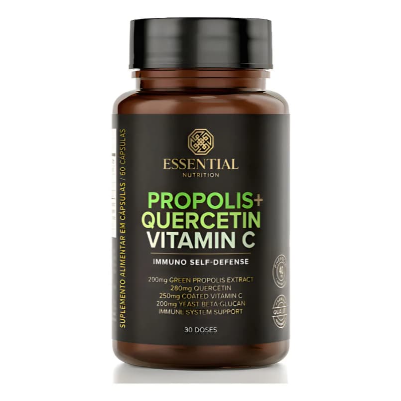 Immuno Própolis + Vitamin C + Quercetina Essential Nutrition Sem Sabor