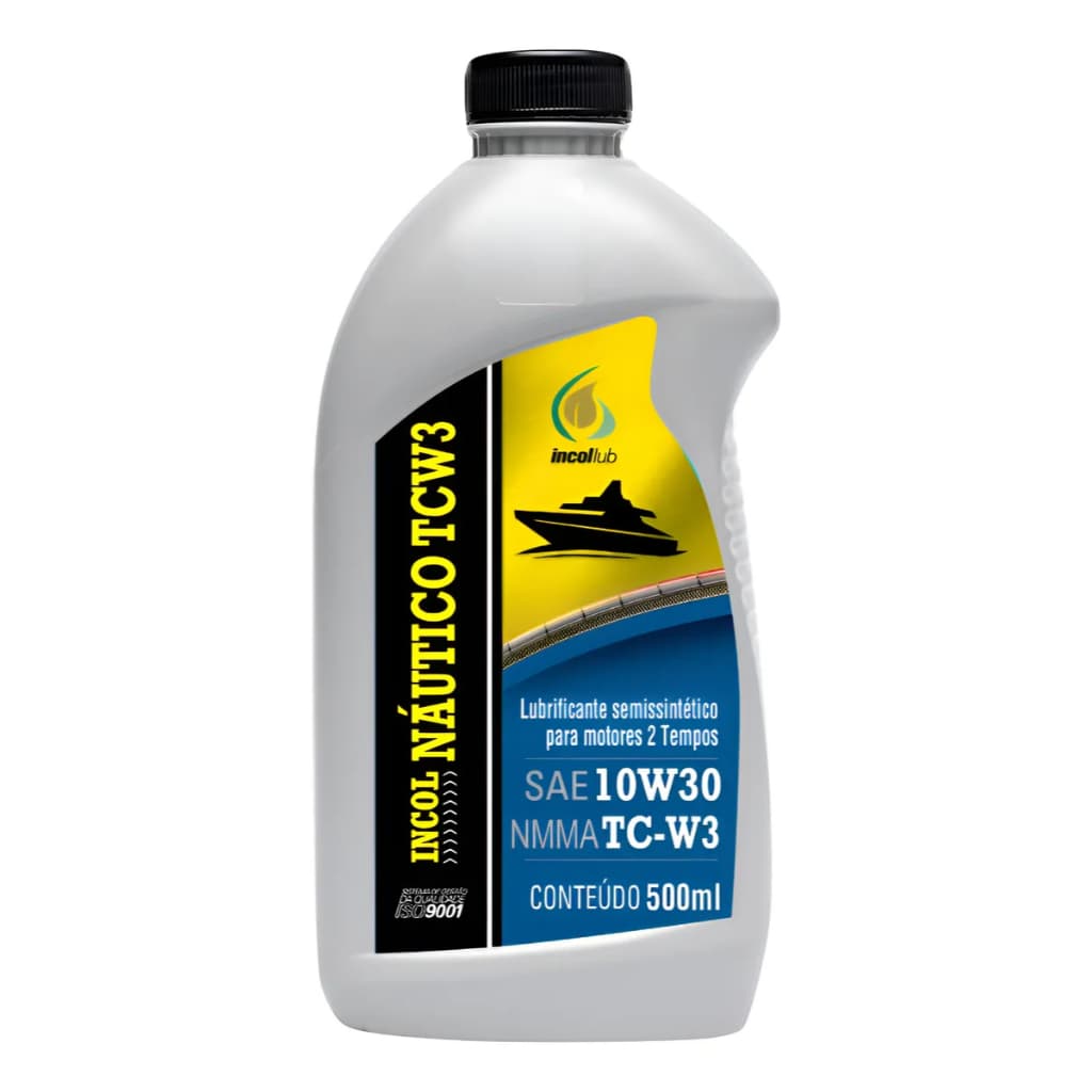 Oleo Motores de Popa Lubrificante 2 Tempos  TCW3 1/2 Litro ( 500ml ) barco lanche jet ski óleo nautico