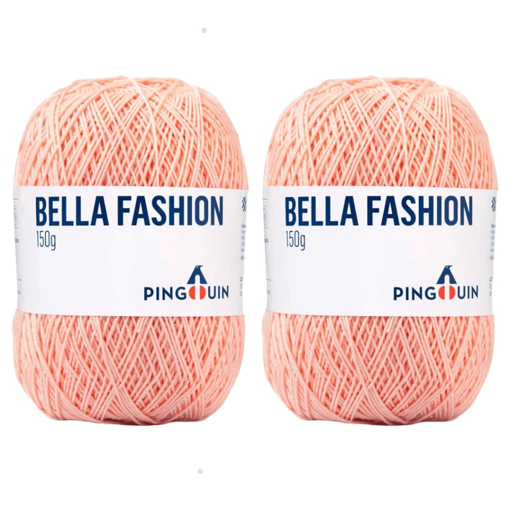 Kit 2 Unidades Fio Linha Bella Fashion Pingouin - 150g