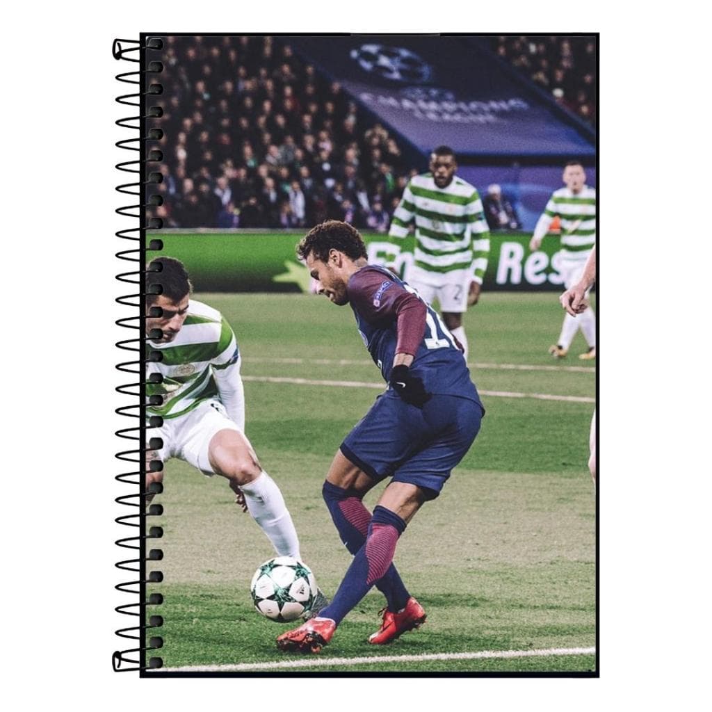 Caderno universitario neymar jr caos perfeito| Design Exclusivo do jogador | 1 a 20 Matérias, Escolar Universitário
