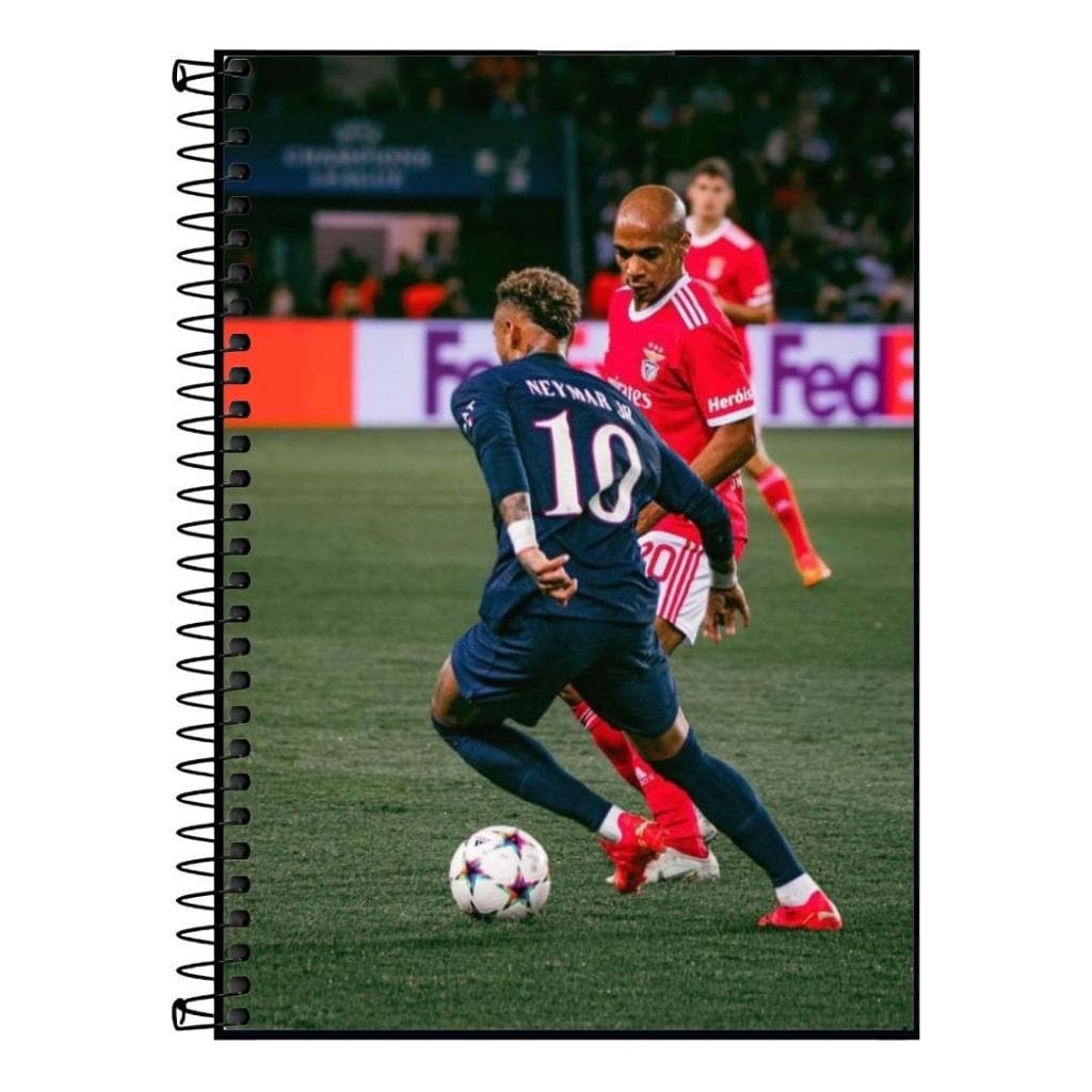 Caderno universitario neymar jr caos perfeito| Design Exclusivo do jogador | 1 a 20 Matérias, Escolar Universitário
