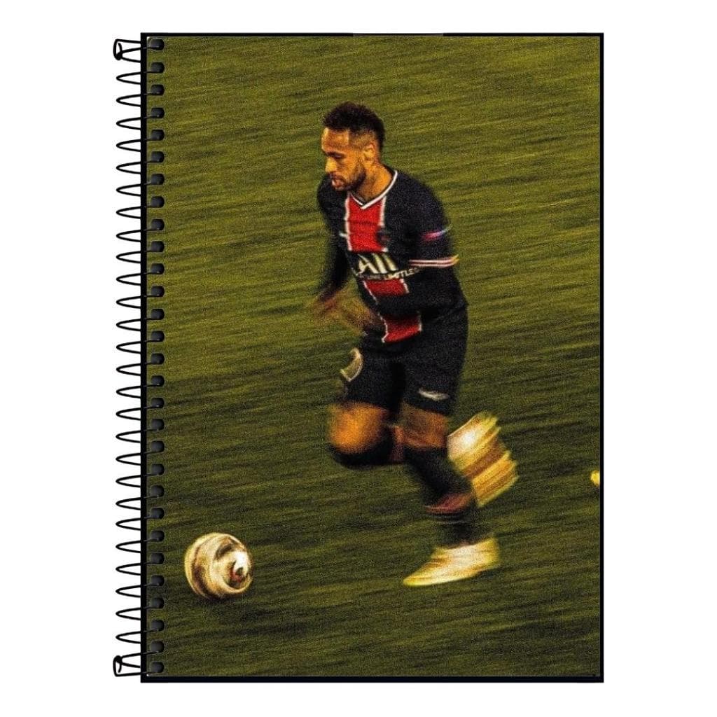 Caderno universitario neymar jr caos perfeito| Design Exclusivo do jogador | 1 a 20 Matérias, Escolar Universitário