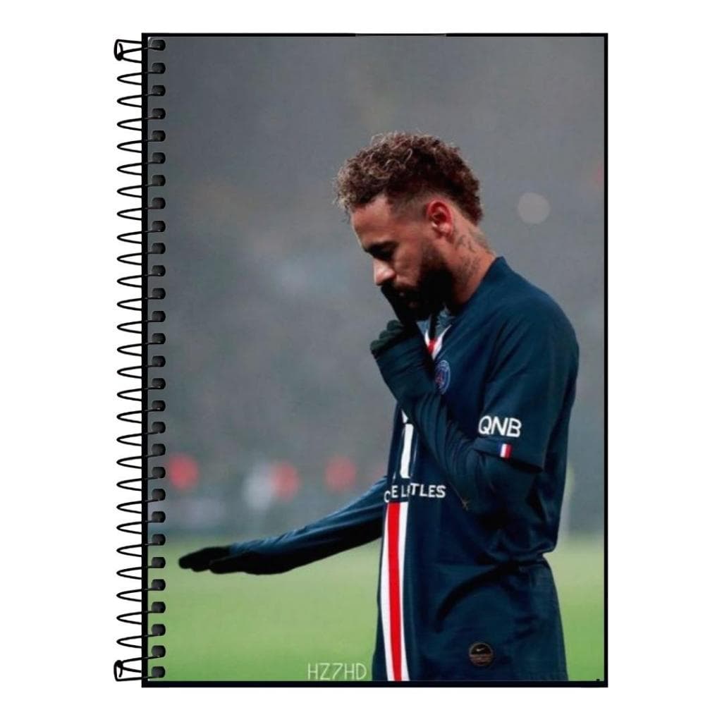 Caderno universitario neymar jr caos perfeito| Design Exclusivo do jogador | 1 a 20 Matérias, Escolar Universitário