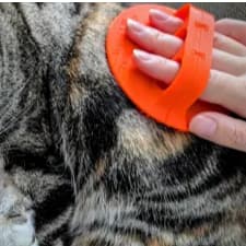 Escova Massageadora para Pets - Cuidado com Pets Escova Gatos Cachorros 3D