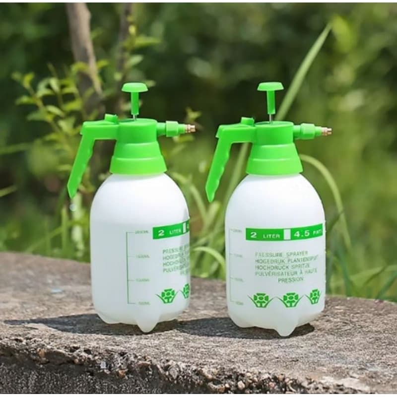 Pulverizador Borrifador Água Plantas Jardinagem Casa Varanda Molha Pressão Verde Bico Ajustável