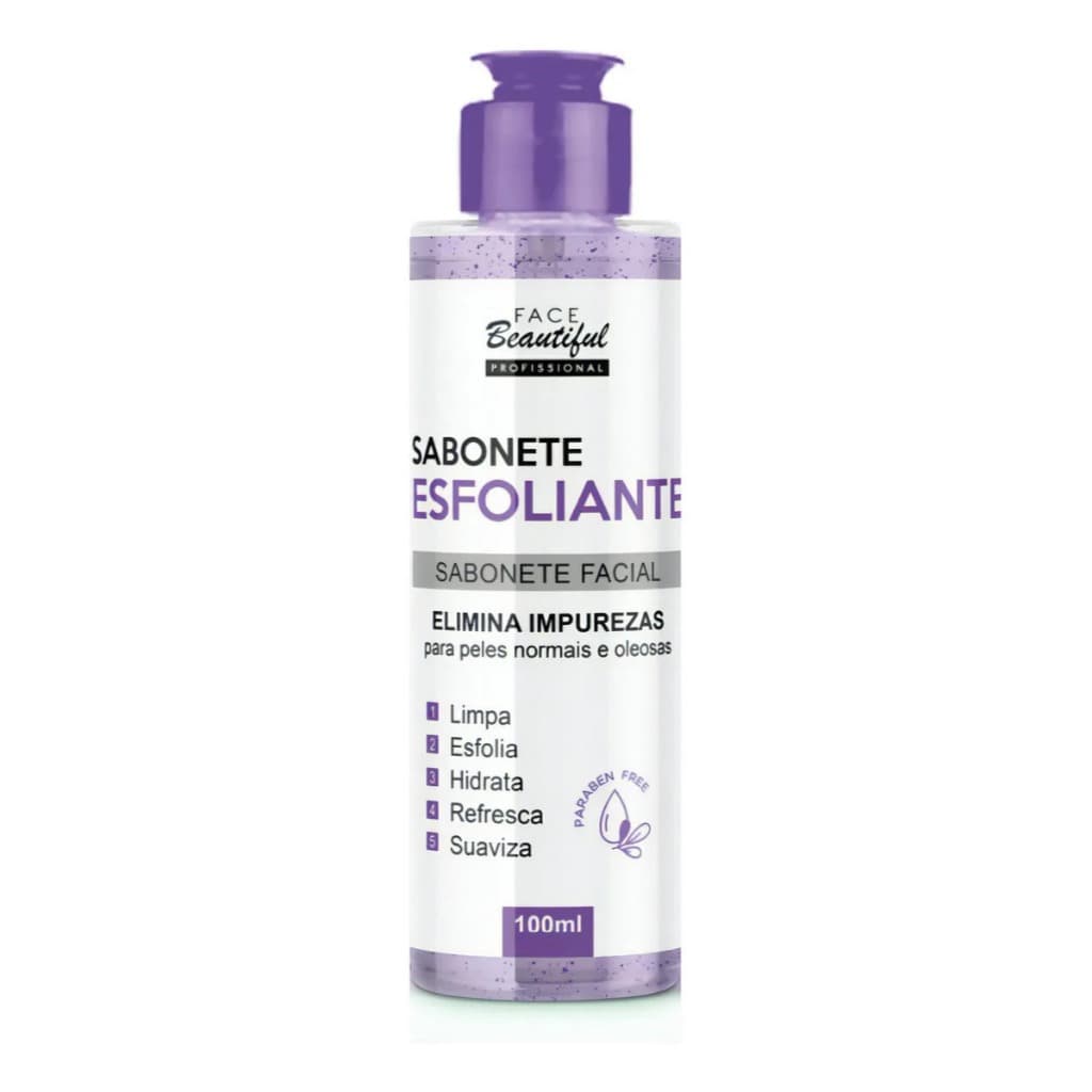 Sabonete Esfoliante Uso Facial Face Beautiful 100ml