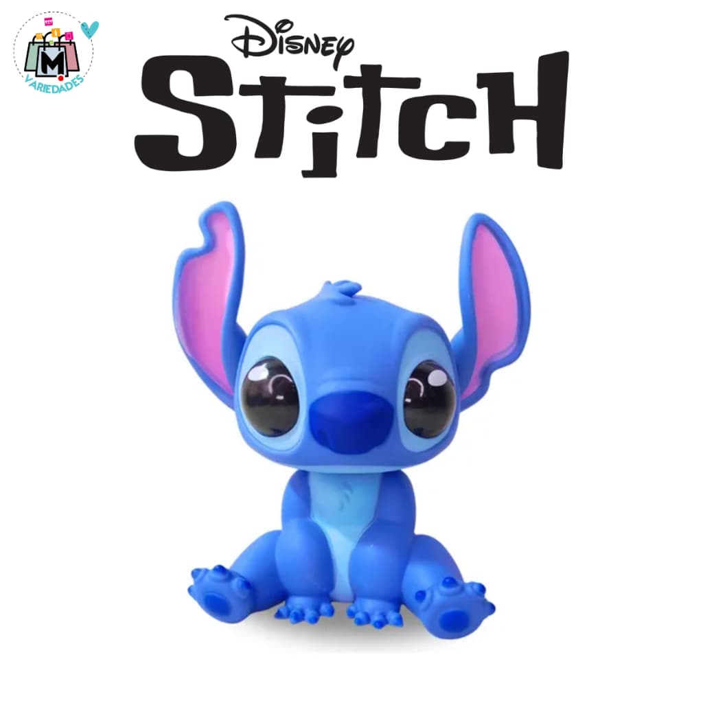 Boneco Infantil Stitch Vinil Disney Baby Coleção Minimals Original