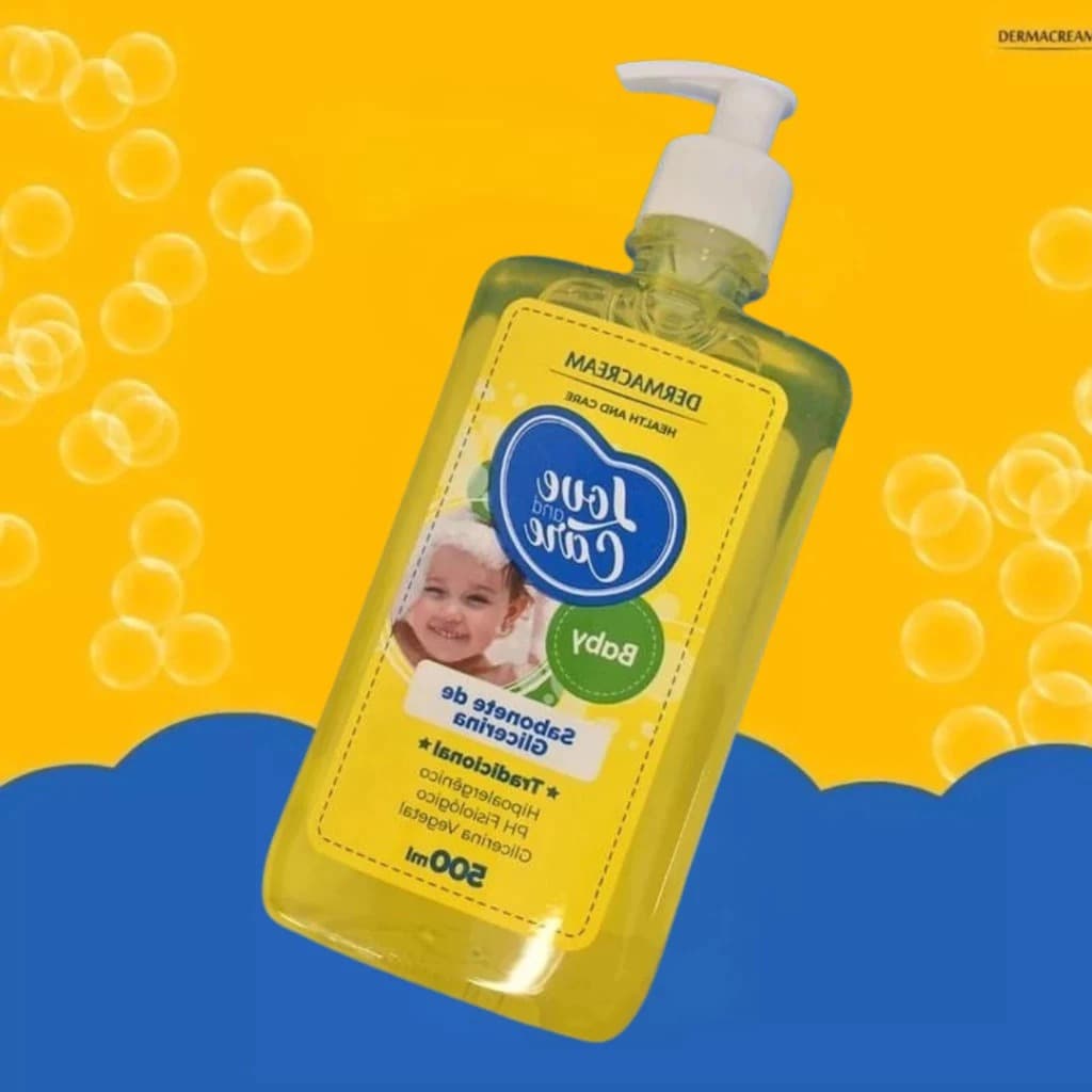 Sabonete Líquido Love and Care Baby Glicerina Dermacream 500ml