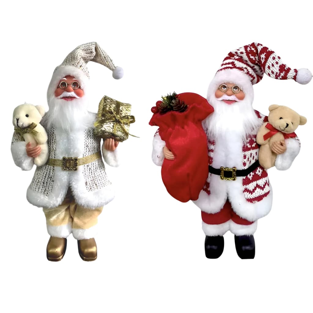 Boneco Papai Noel Enfeite Decoração De Natal 30cm