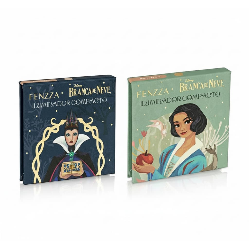Iluminador Compacto Branca de Neve e  Rainha Má Fenzza