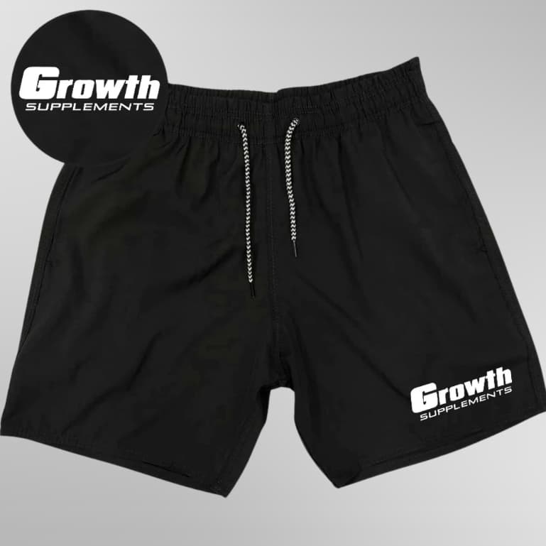 Bermuda Esportiva de Elastano Masculina - GROWTH 01 - Academia Corrida Skate Basquete Otaku