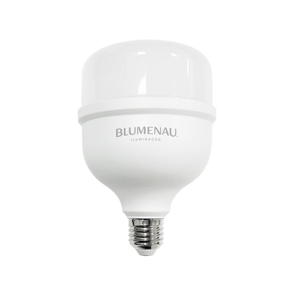Lâmpada LED High Power T100 E27 50W 4000Lm Bivolt 6.500K Blumenau Iluminação