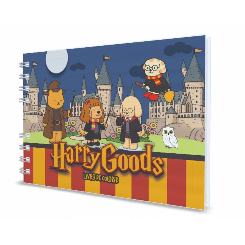 Livro de Colorir Harry Goodss  | CapaDura + Acetato  Envio Rápido