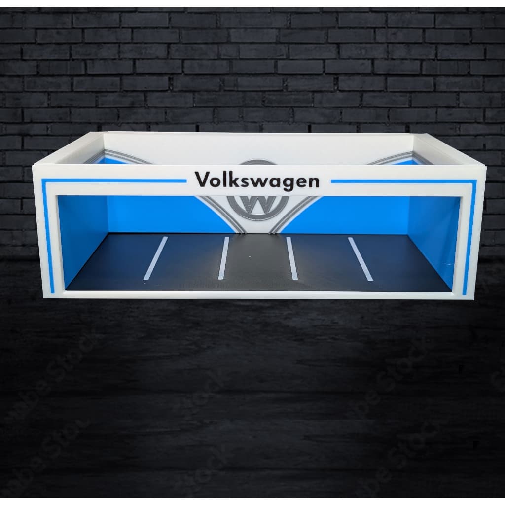 Diorama para 5 carros  escala 1:64 Volkswagen Impressão 3D