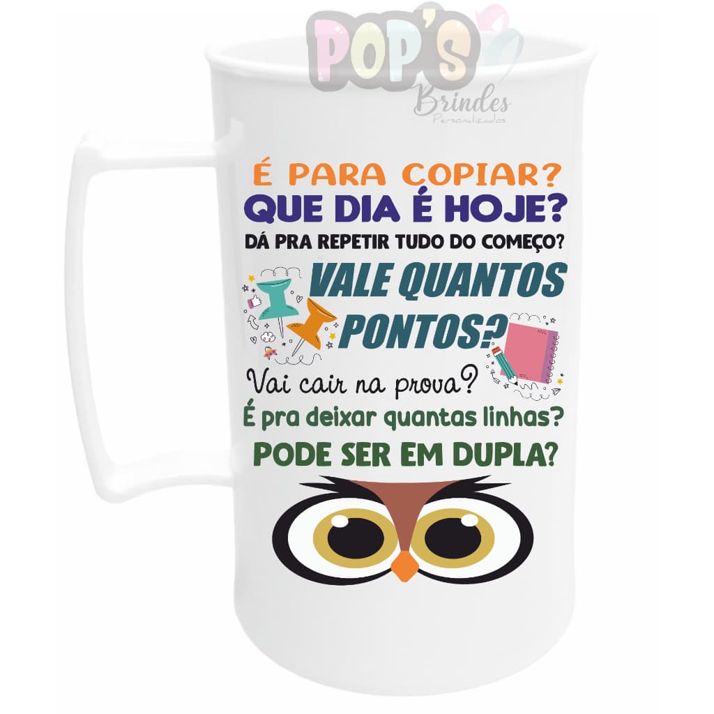 50 Canecas 300ml Dia Dos Professores