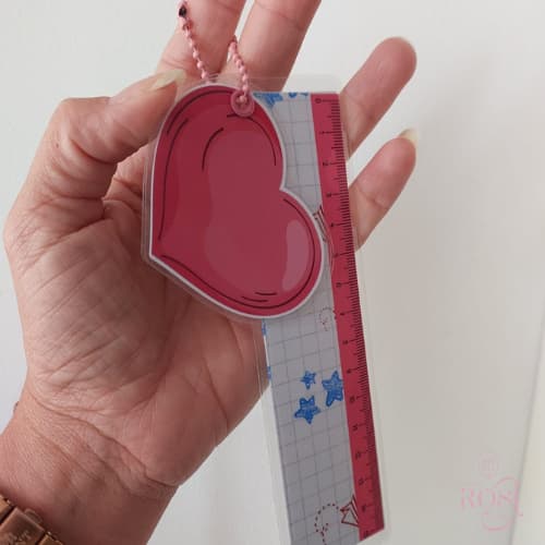 Chaveiro Régua Personalizada  com nome/ kit escolar/ Envio imediato