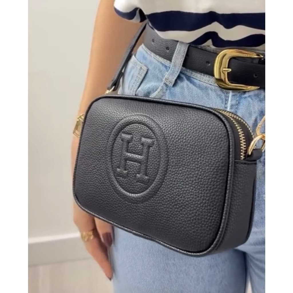 Bolsa Feminina Transversal Matelassê | Mini Bag Compacta e Elegante | Várias Cores com duas compartimentos