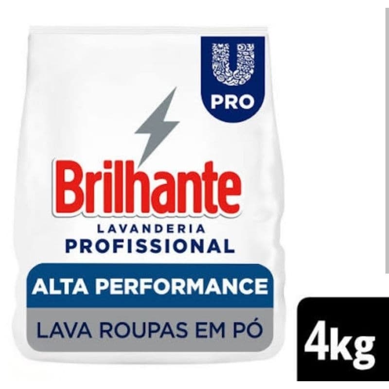 Lava Roupas Brilhante Profissional 4kg – Limpeza profunda e economia garantida!"