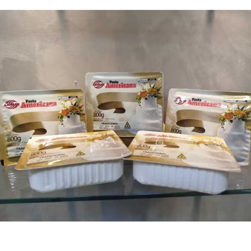 Pasta Americana Tradicional Branca 800g Arcolor .