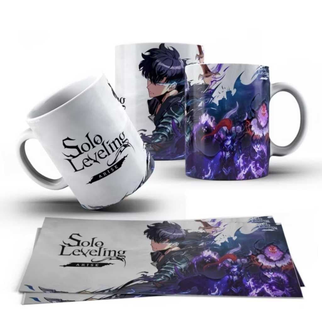 CANECAS_ XICARAS_PERSONALIZADA_ANIME_SOLO_LEVING_PARA_PRESENTE