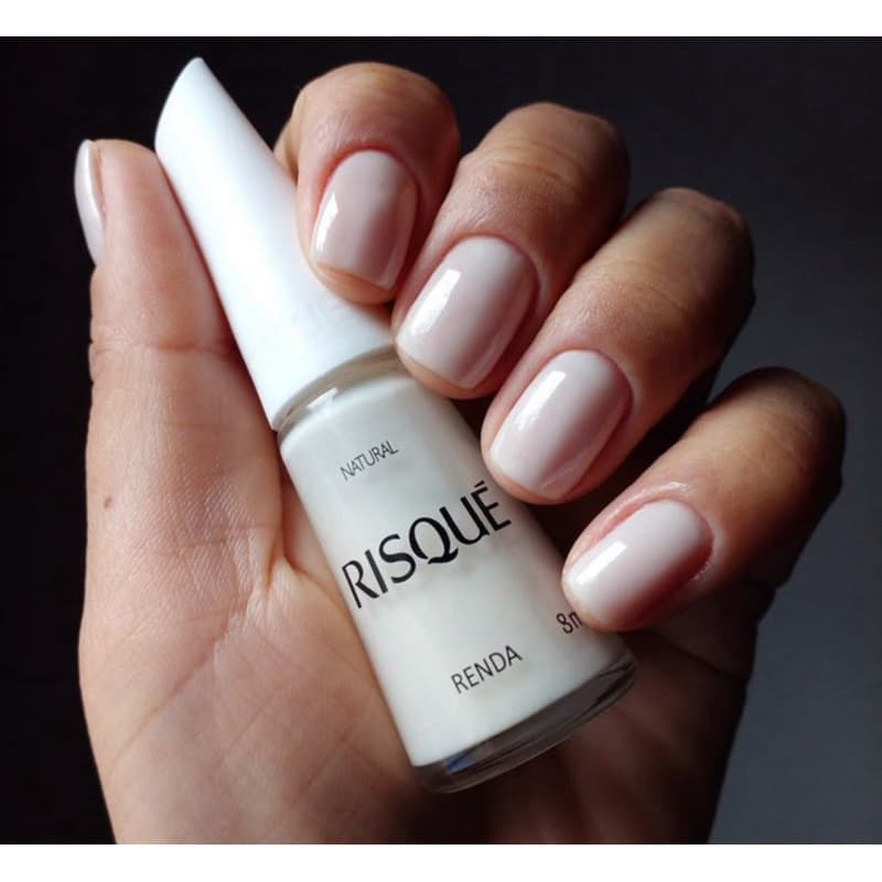 Esmalte Risqué Natural Renda - Hipoalergênico 8ml