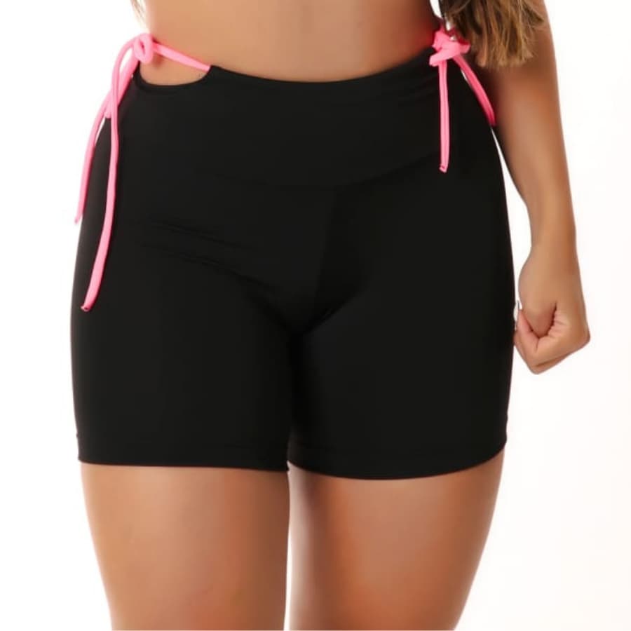 Short Fitness Feminino Academia Confortável Zero Transparência Bermuda Feminina De Malhar Neon