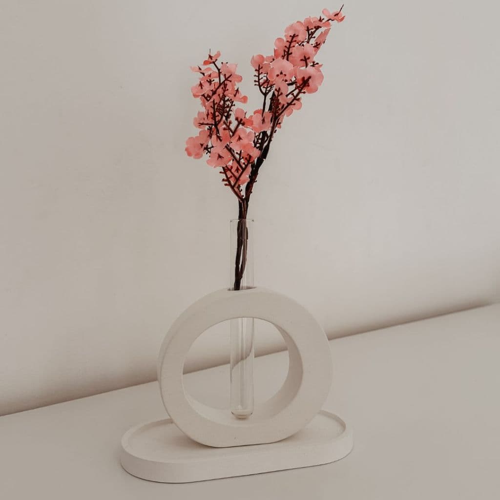 Vaso circulo Decorativo  - Aesthetics Boho Minimalista.