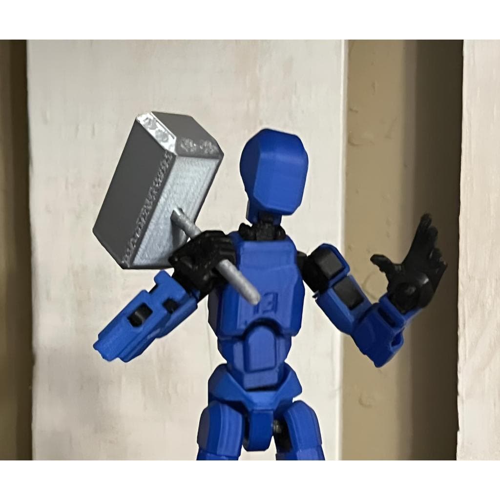 Martelo do Thor para Dummy 13 Acessórios Brinquedo Decoração Varias Cores - Impressão 3D
