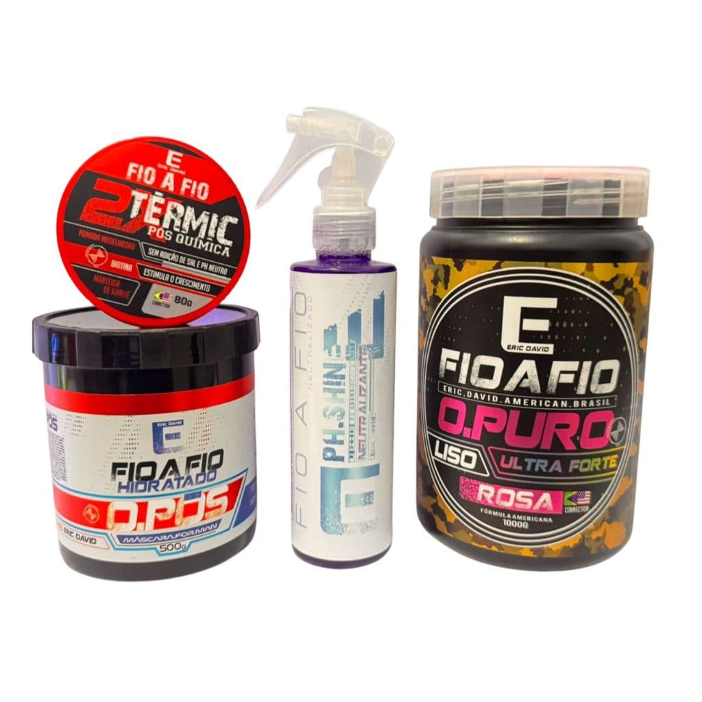 alisamento americano blak fio a fio Para homens 4 Produtos