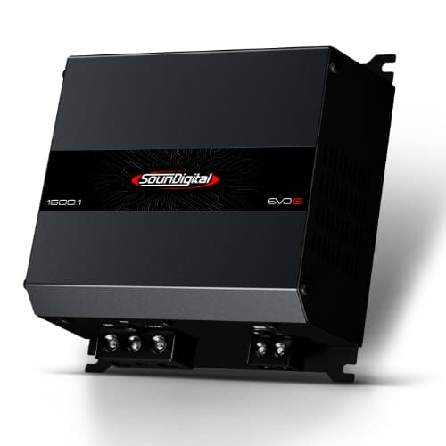 Amplificador Módulo 1200.1 Evo6 Lançamento 1 canal de 1200w RMS
