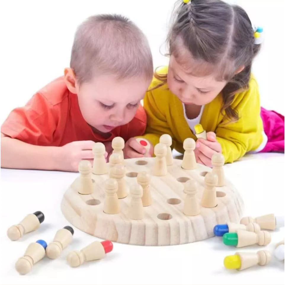 Jogo da Memória Educativo em Madeira Aprendizagem e Desenvolvimento Infantil