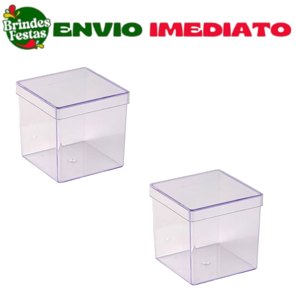 15 Caixinha Em Acrilico 8x8 Caixa (15 Unidades) Lembrancinha Festas