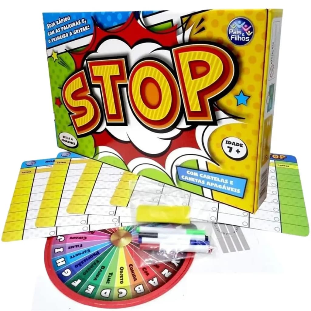 Jogo Stop Tabuleiro – Pais & Filhos