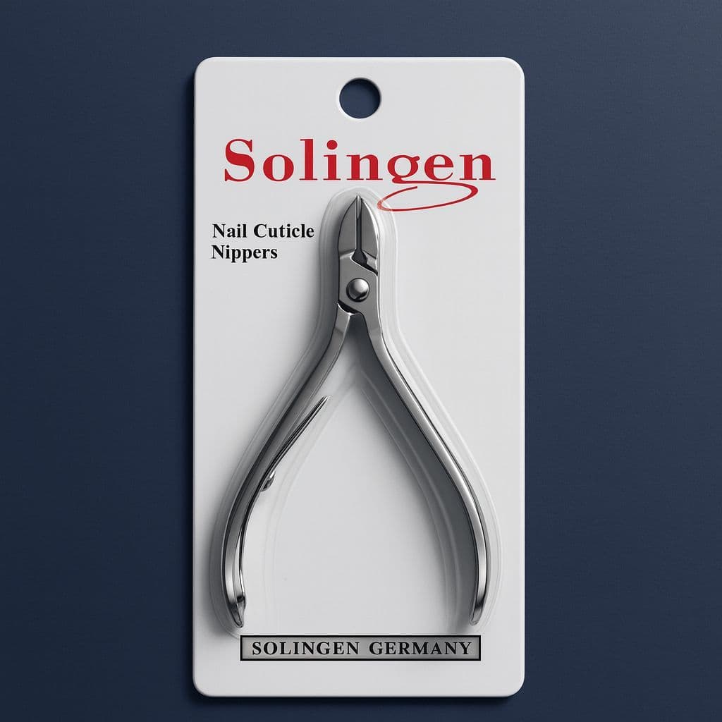 Alicate de Cutícula de Inox Solingen Unhas - Manicure Profissional, Nail Desgner, Acessórios de unhas