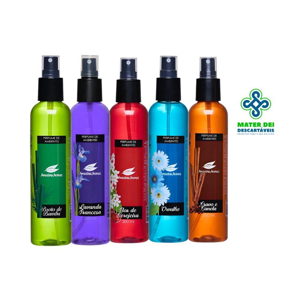 PERFUME DE AMBIENTE AMAZÔNIA AROMAS 200ML AROMATIZADOR HOME SPRAY CHEIRINHO CASA