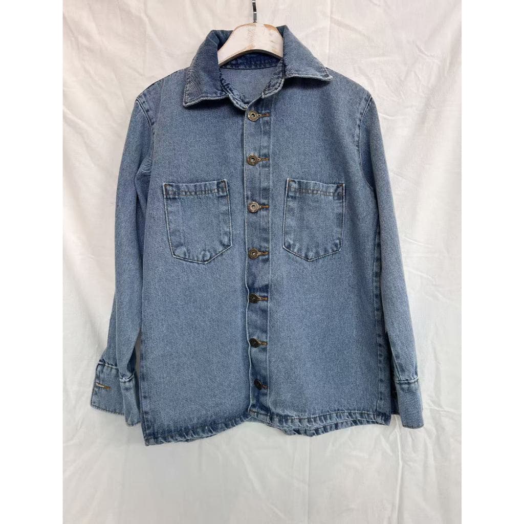 Anaoffice 8441 8159 5010 000 jaqueta jeans feminina camisa jeans