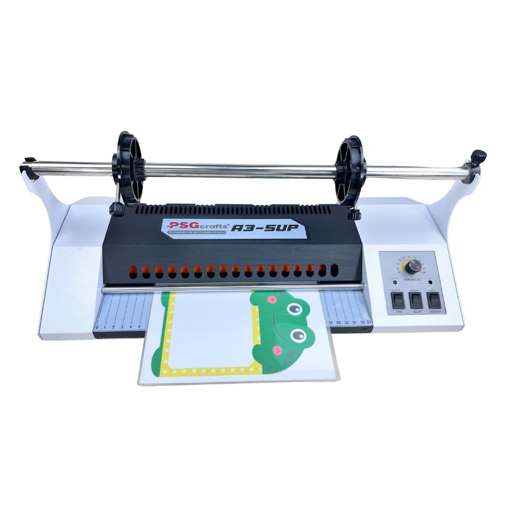 Laminadora e plastificadora A3 com suporte para bobina 220v