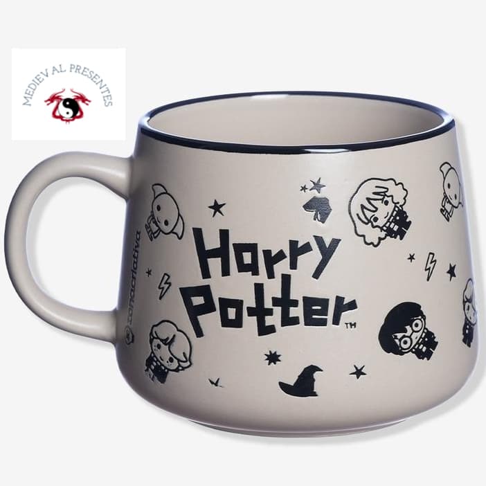 CANECA MOMA HARRY POTTER ORIGINAL LICENCIADA WARNER HOGWARTS BRUXO 500 ML
