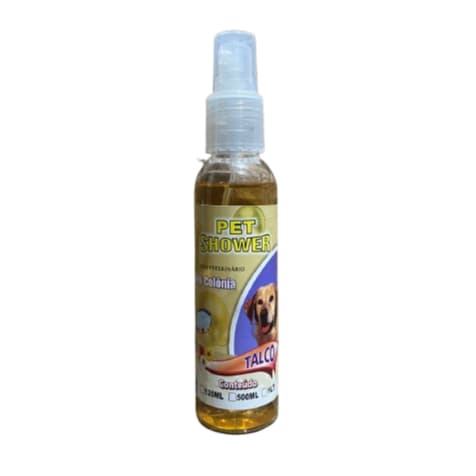 Perfume Colonia Talco Pet Shower 120ml ,  Cheiro de Pet Shop , Spray Perfumado Pet