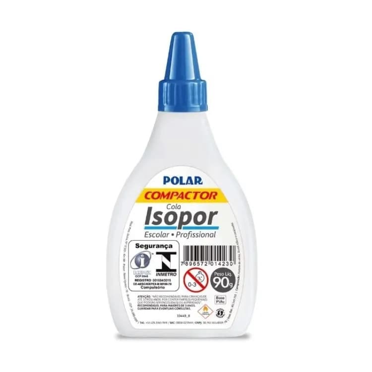 COLA ISOPOR COMPACTOR 90g ESCOLAR / PROFISSIONAL POLAR