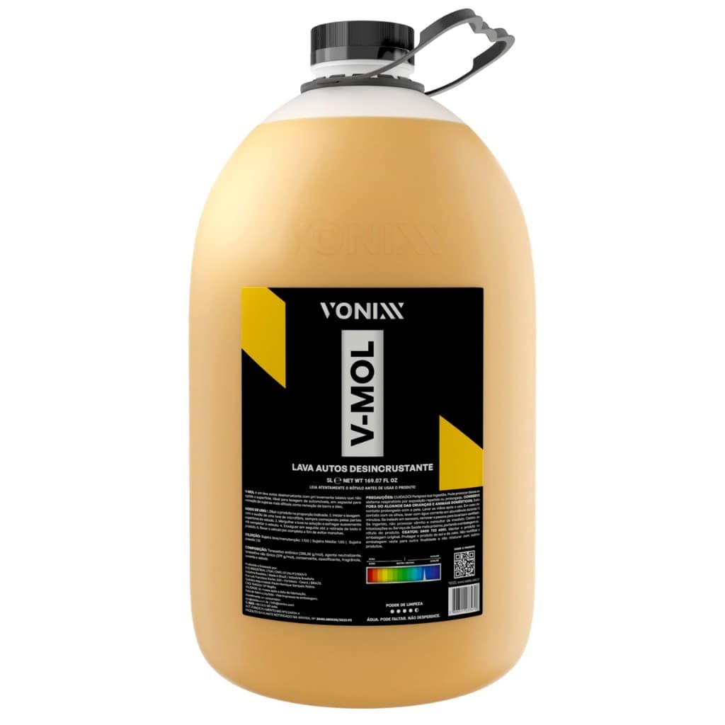 V-mol Desincrustante De Lama E Graxa Lava Autos 5l Vonixx