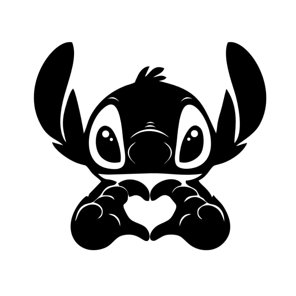 adesivo stitch - personagem - bike - carro - moto - capacete